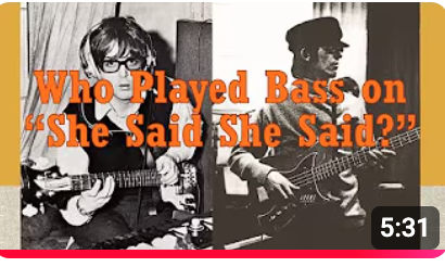Analysis of Beatles song She Said She Said