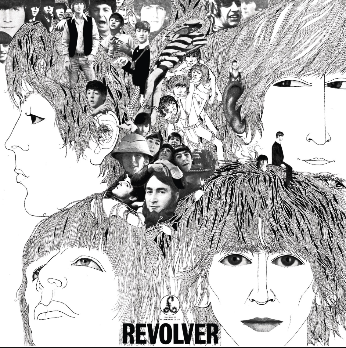 Beatles Revolver Album Cover
