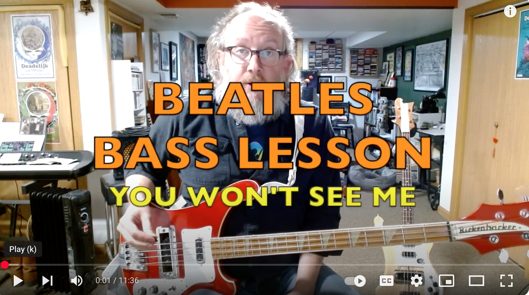 Beatles Bass Lessons - You Won't See Me