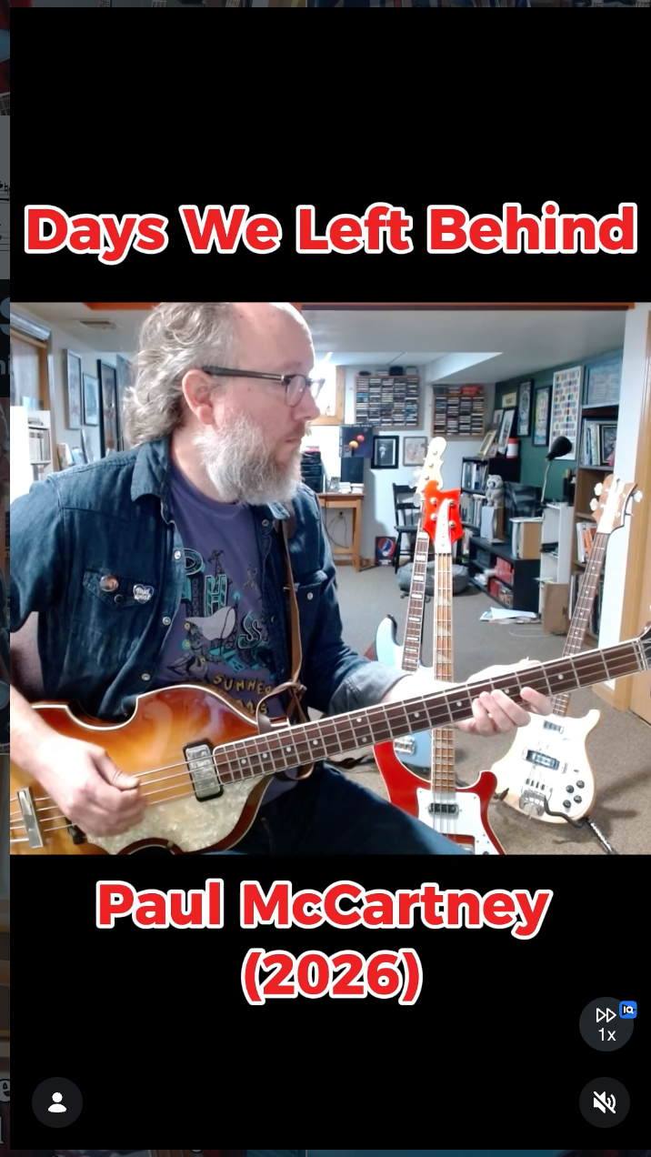 Rob Collier plays bass on The Days We Left Behind